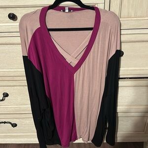 White birch long sleeve top